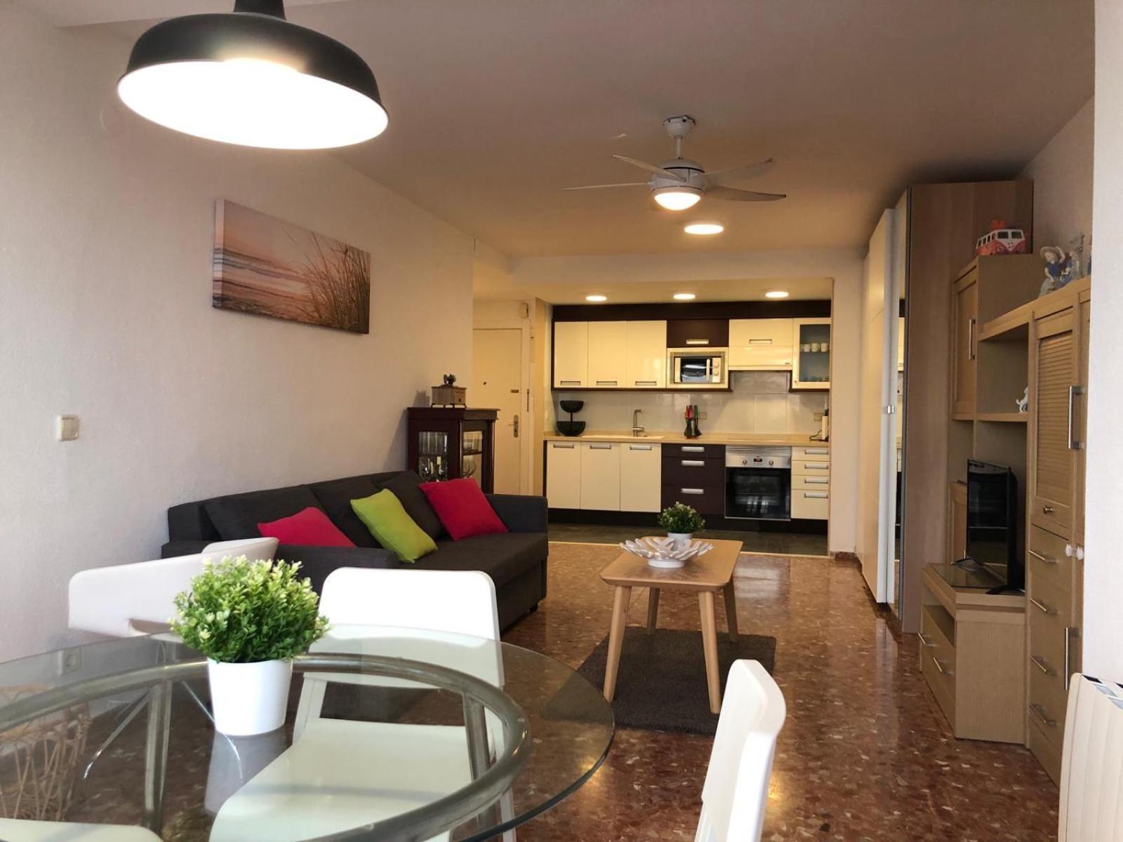 Apartamento Arensol En Primera Linea De Playa Cullera Exterior foto